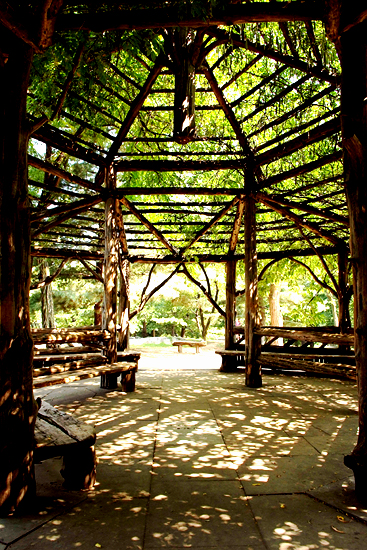 Cop Cot wedding ceremony location in Central Park