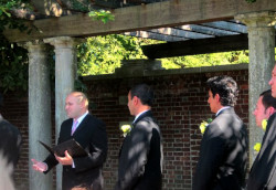 Old Westbury Gardens wedding ceremony